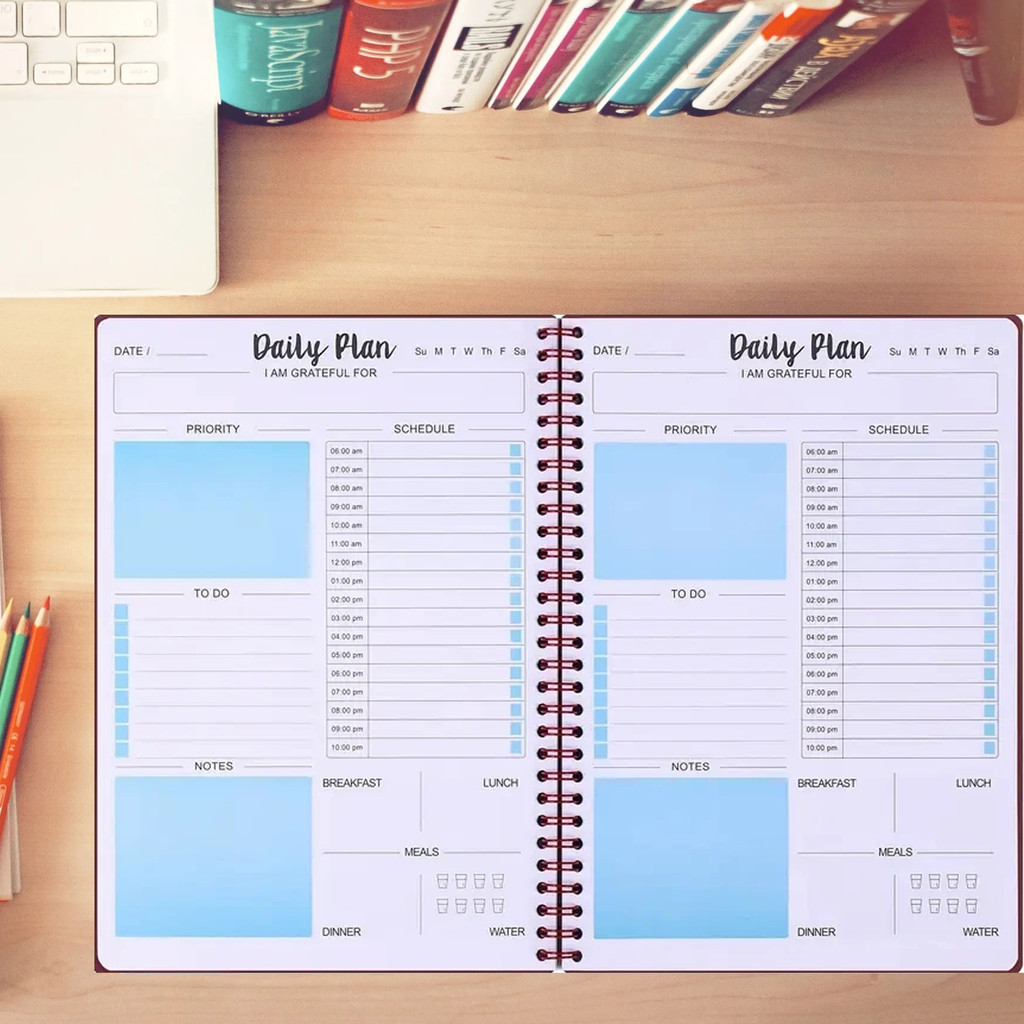 

A5 Boost Meeting Organization & Productivity Meeting Notebook For Work Office & Business Supplies Easy Coil NoteBook