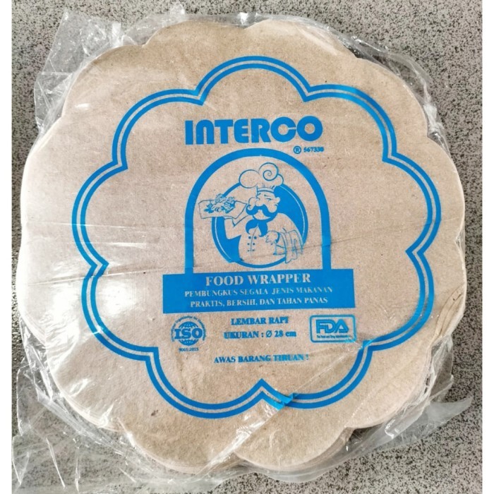 

New Item KERTAS NASI INTERCO BUNGA PER PACK