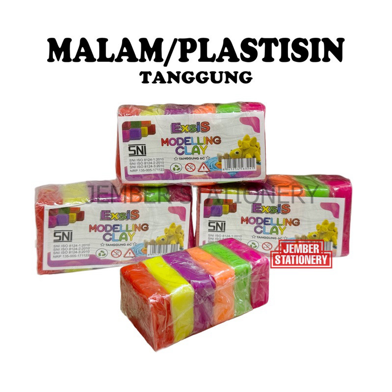 Malam | Plastisin 6Warna Tanggung