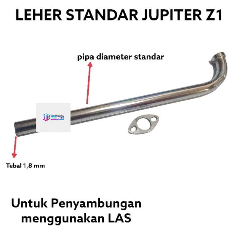 Leher Knalpot Standar JUPITER Z1 Pipa Tebel Knalpot Z1 Leheran knalpot Jupiter Robot Z1 Tebel 1.8mm 