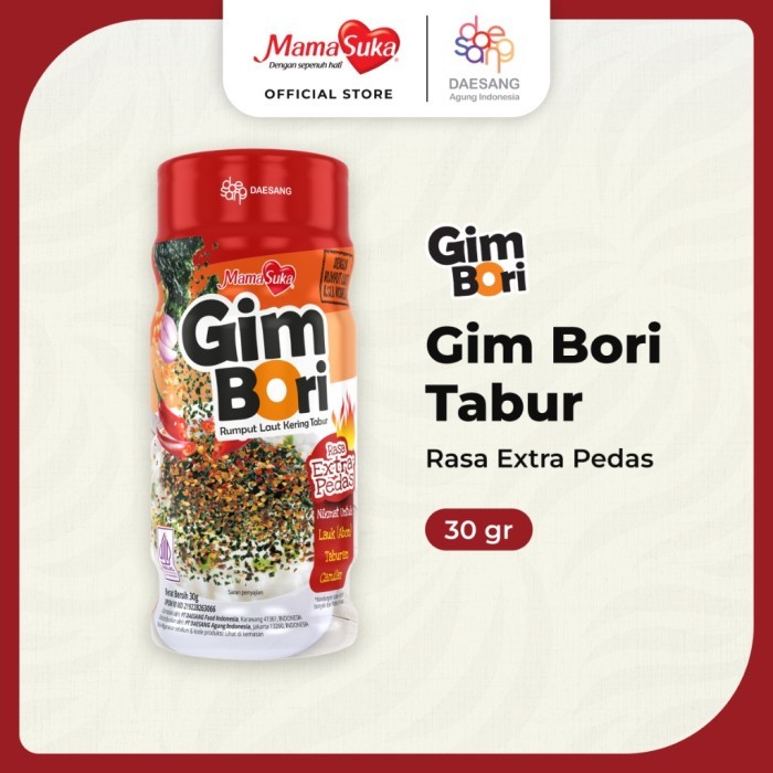 

NEW ITEM MAMA SUKA GIM BORI EXTRA SPICY BTL 30G BAHAN MASAK
