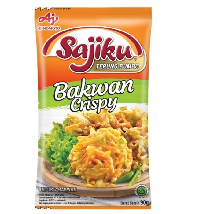 

NEW ITEM SAJIKU TEPUNG BAKWAN CRISPY 90G BAHAN MASAK