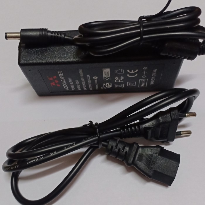 LARIS -ADAPTOR AC 12V 5A CCTV DVR SPRAYER AIR POMPA ANGIN DC 12 VOLT 5 AMPERE