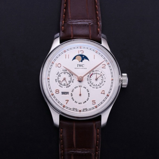 Pre order 2 minggu IWC men’s watch jam tangan pria jam tangan kulit jam tangan rantai fashion pria p