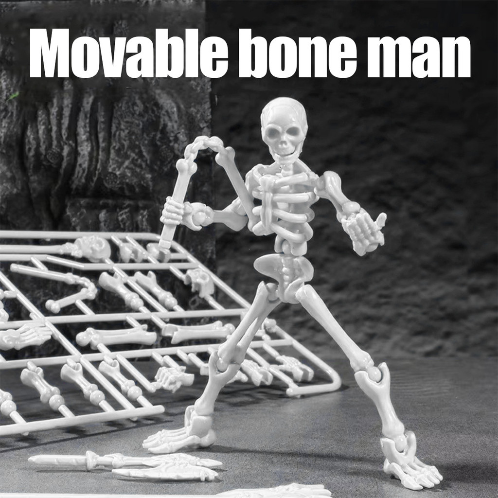 Mainan Manekin Artikulasi Figurines Hobby Skeleton Human Body Sekeleton Merakit blok bangunan Collec
