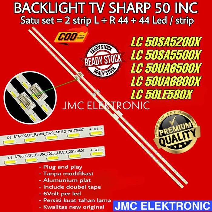 DK23 BACKLIGHT TV LED SHARP 50SA5200 50SA5500 50UA6800 -50SA5200 LC-50SA5500 LC-50UA6500 LC-50UA6800