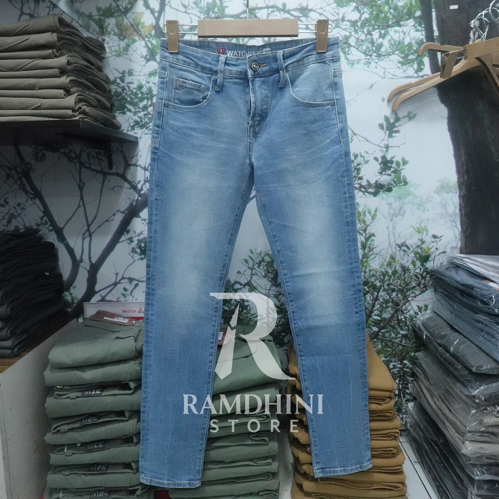 WATCHOUT Jeans Celana Pria Slim Fit Jeans JP812270032 0425