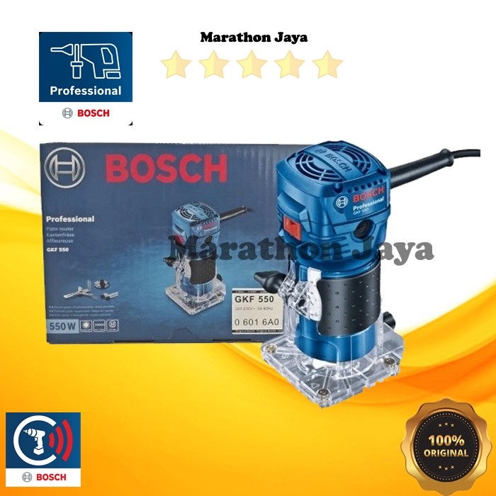 BOSCH Mesin Router GKF 550 Prosesor Kayu Cepat