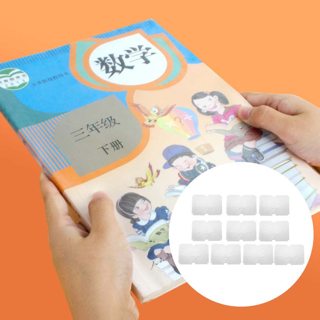 

10 Pcs Self-adhesive Book Cover Sleeve Accessories Plastic Clear Textbook Protective Covers Student Transparent
