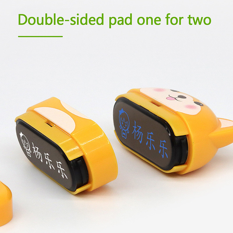 

Children's Name Seal Custom Black And White Ink Student's Stamp Clothes StickerStamp