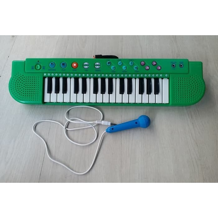 Mainan anak piano organ keyboard techno + 26 lagu daerah