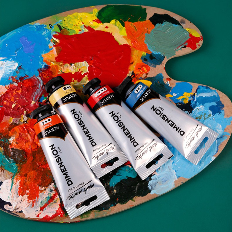 

75ml/250ml High-shape Acrylic Pigment Waterproof Light-resistant Strong Coverage for Painting Graffiti Handmade DIY Decoration