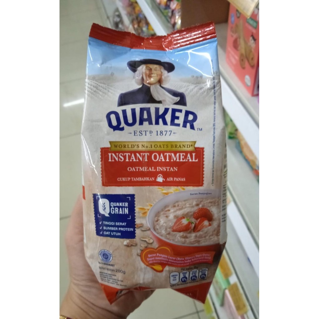 

Quaker Instant Oatmeal Red 200/800gram - 200gram