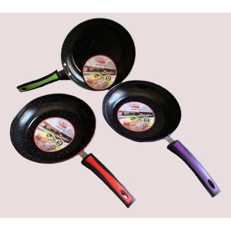 [florens]TEFLON HAPPY FUN / FRYING PAN 24 CM / HAPPY FUN WAJAN ANTI LENGKET