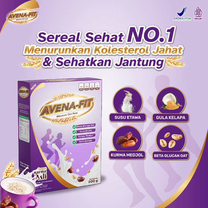 

[[PROMO]]BEST SELLER Avena-Fit Oat Susu Rasa Kurma Membantu Atasi Kolesterol Dan Menjaga Kesehatan Jantung