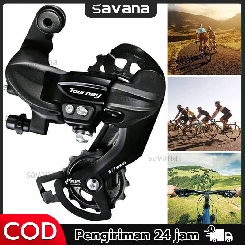 【SAVANA】RD Shimano TX35 Tourney 6/7/8 Speed Rear Derailleur TX 35 Sepeda Lipat MTB Roadbike DLL D Se