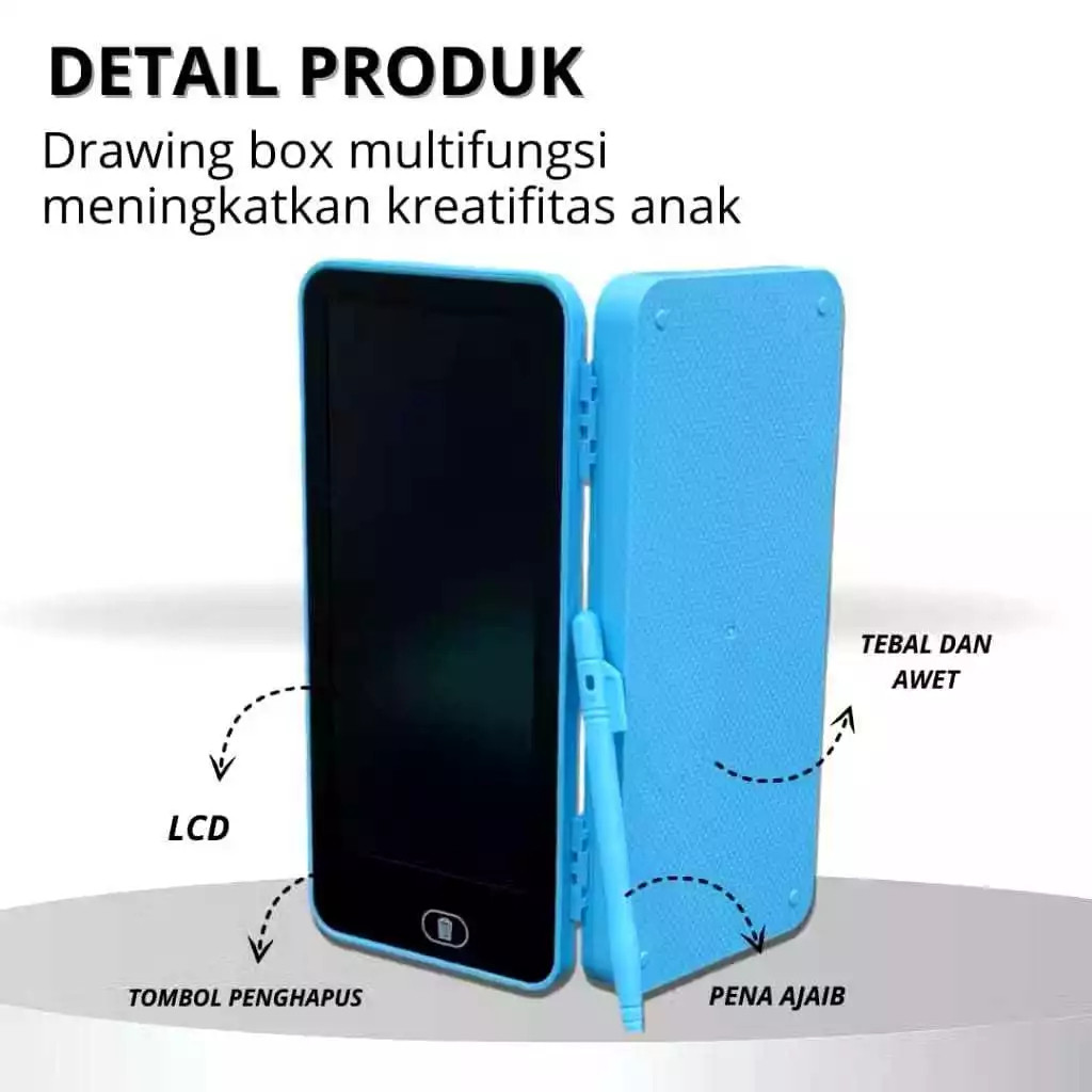 

PromoOlike LCD Kotak Pensil Drawing / 2 in 1 Kotak Pensil & LCD Drawing Board Digital Pad Anak SF6