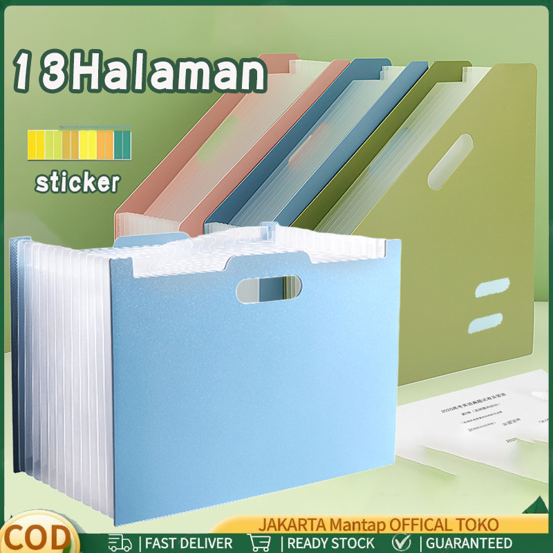 

Standing File A4 / File Folder Document Bag A4 / Tas Document File File Filing Folder 13 Sekator / File Organizer / FREE STICKERS