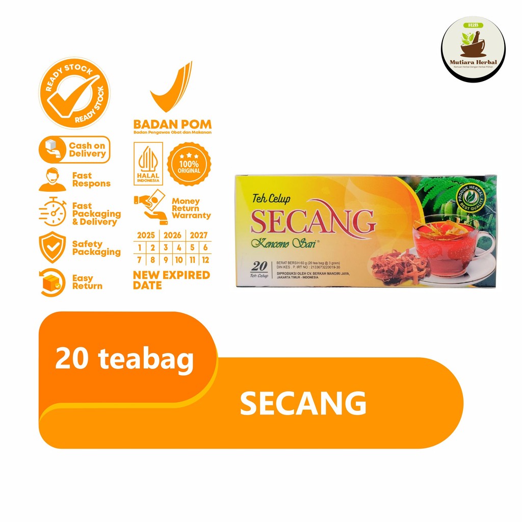 

Teh Kayu Secang Kencono Sari isi 20 teabag