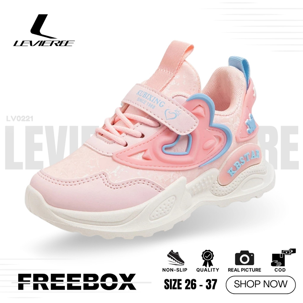 LVR  SIZE 26-35 Sepatu Sneakers Anak KBStar Sepatu Anak Terbaru LV0258