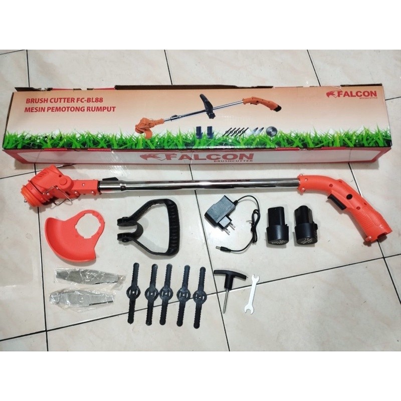 

12V mesin potong rumput elektrik brush cutter electric mesin babat rumput 20A BATERAI 2 buah amplas