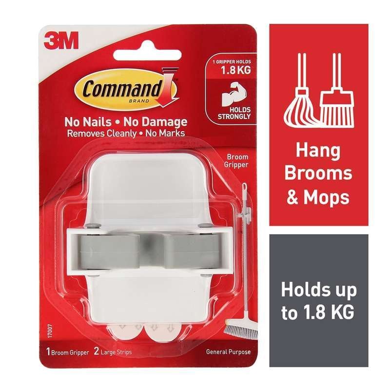 JAKLUIS_SHOP 3M Command Broom Gripper 17007-ES