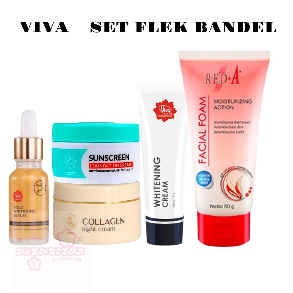 VIVA PAKET BASIC DAILY FLEK HITAM BERJERAWAT KUSAM BERMINYAK ISI 5PCS