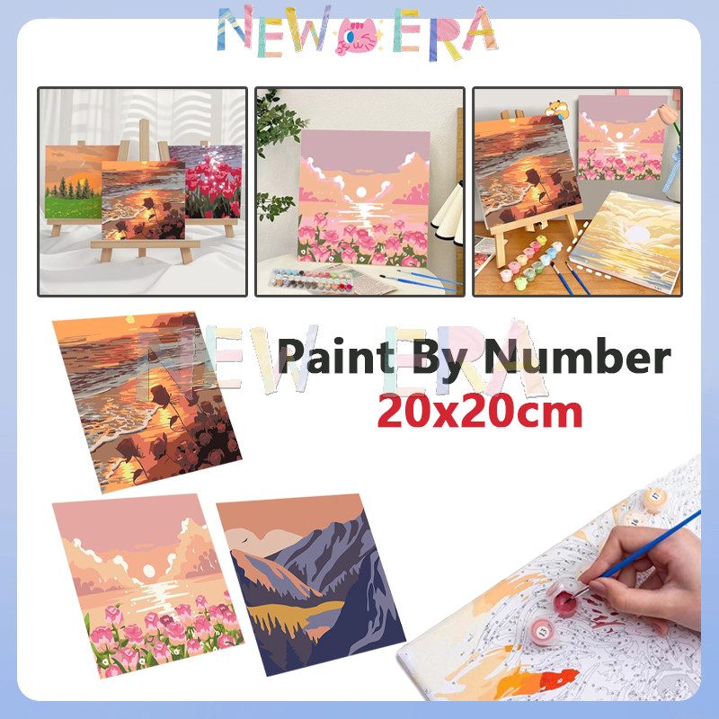 

Canvas Paint By Number Kit Digital Oil Painting DIY Painting Kit Lukisan