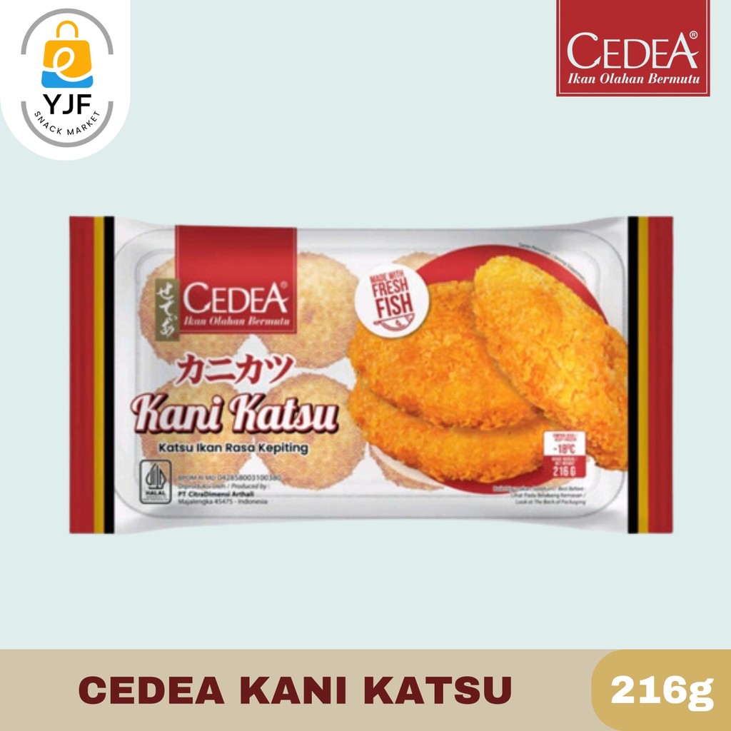 

Cedea Ebi Katsu / Kani Katsu isi 8pcs 216gram Katsu Udang/Kepiting