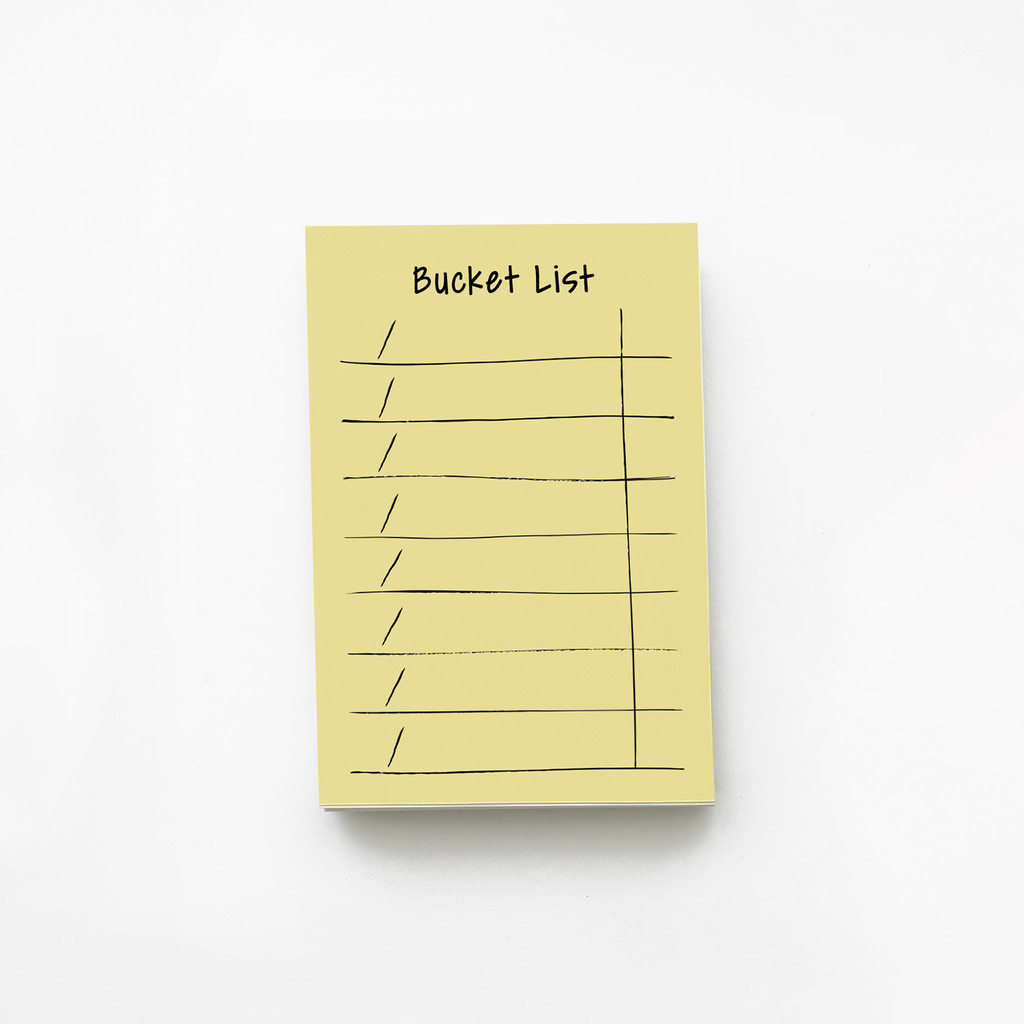 

bukuqu Memo A7 #Bucket List - Memopad note paper