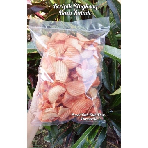 

RSF. Keripik singkong rasa balado
