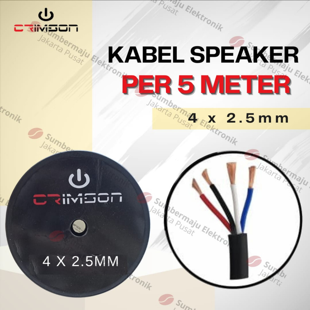 Kabel Speaker Crimson 4 x 2.5 mm original Crimson 4x2.5 mm 5 meter