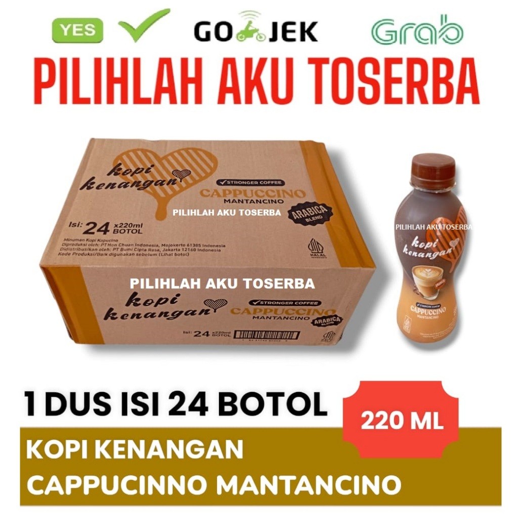 KOPI KENANGAN MANTANCINO 220 ml - ( 1 DUS isi 24 botol )