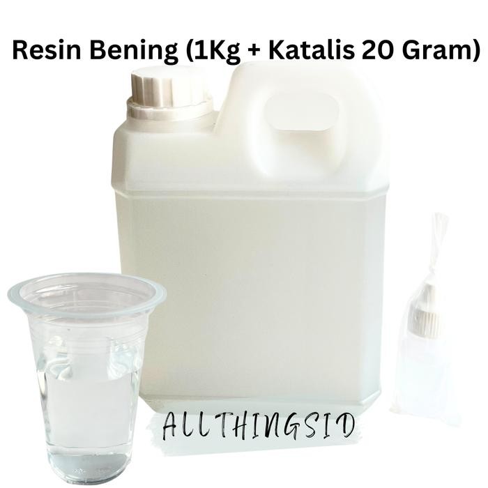

Resin Bening 1 Kg + Katalis - Resin Polyester Kerajinan