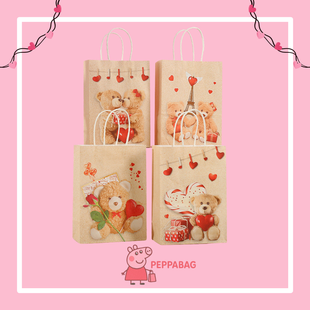 

Paper Bag Gift Cute / Paperbag Hadiah Abstract Abstrak (15 x 8 x 21Cm) - ES0591