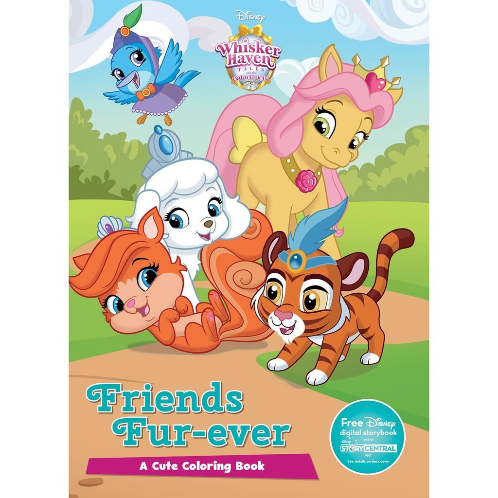 

FRIENDS FUR-EVER COLORING / COLORING BOOK CHILDREN ORIGINAL IMPORT BOOK LIMITED STOCK