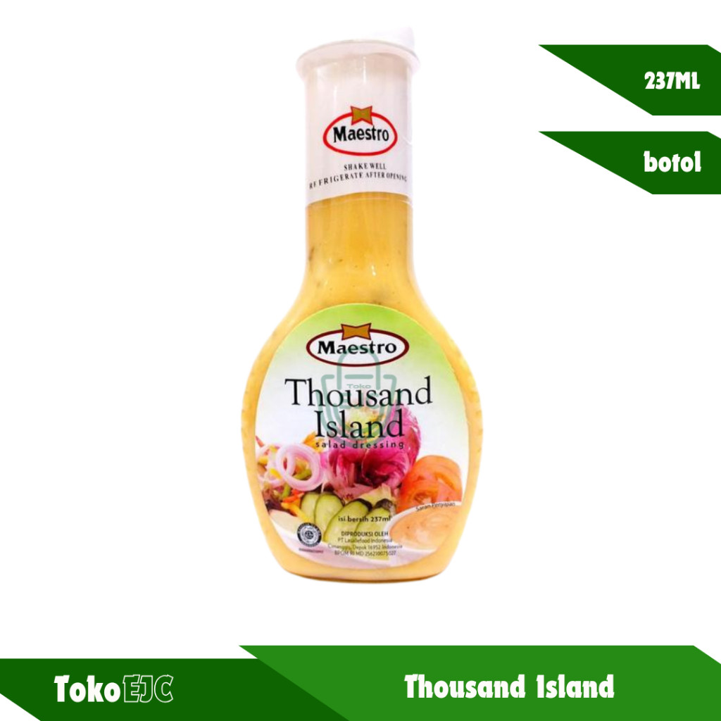 

[EJC] Maestro Mayonais Thousand Island Botol Saus / Salad Dressing 237ml