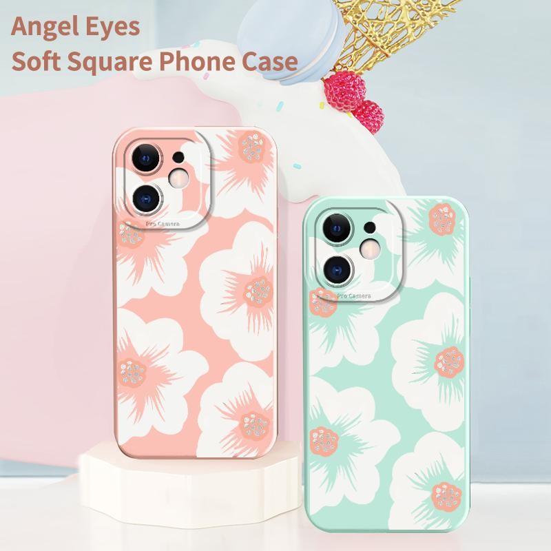 Pro Camera Soft Case For POCO X3 X3 NFC M3 Silicon Pro Camera Cute & Sweet Floral Cassing Hp