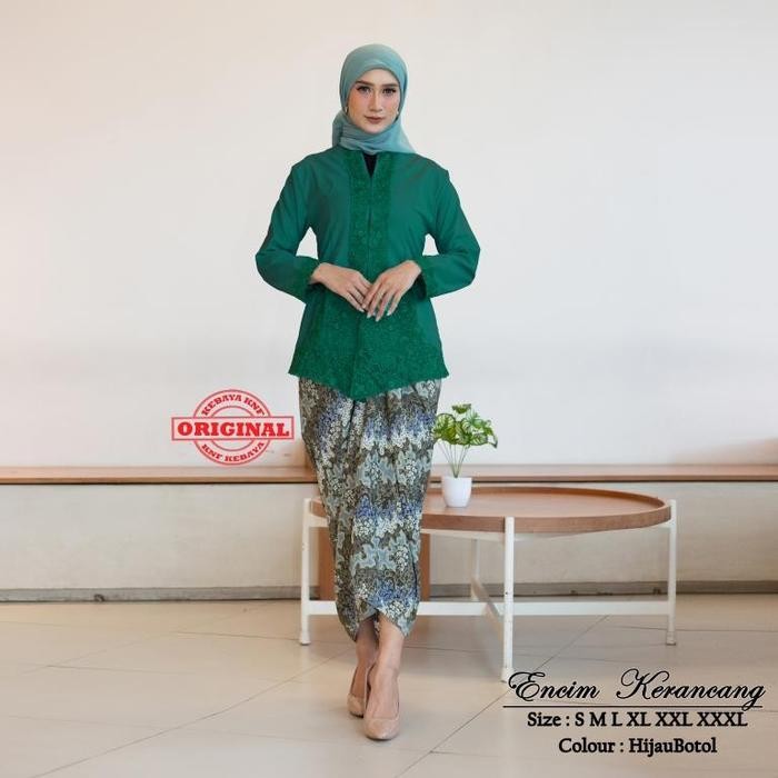 SY KEBAYA ENCIM BORDIR SENADA LENGAN PANJANG KEBAYA BORDIR  KEBAYA JAKARTA  KEBAYA INDONESIA  KEBAYA