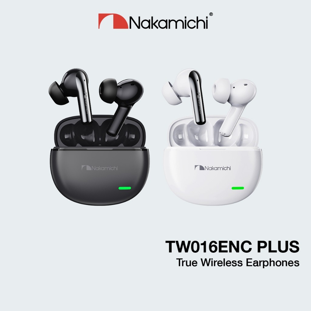 Nakamichi TW016ENC Plus Black True Wireless Bluetooth 5.4 Gaming Earbuds TWS TERLARIS