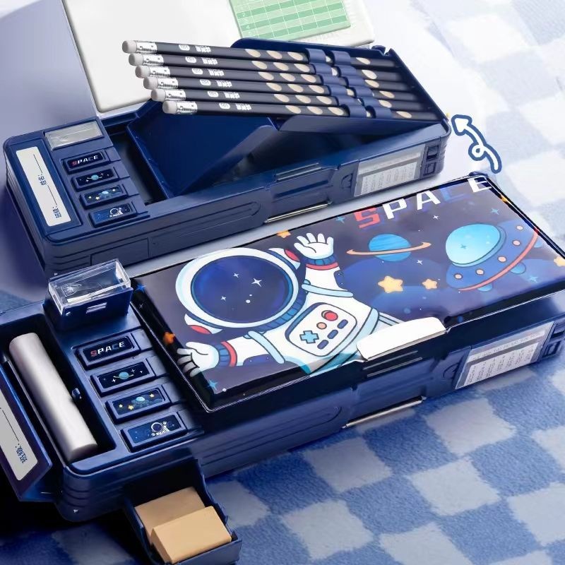 

Kotak Pensil Anak Sekolah Laki-Laki Tempat Pensil Premium