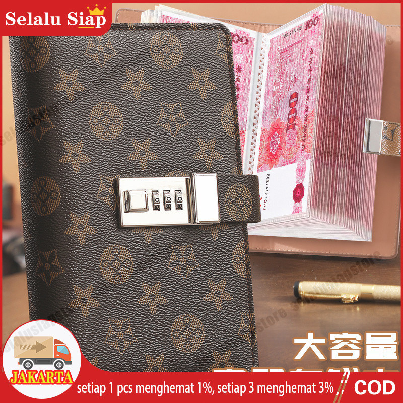 

50 Amplop Uang Menabung Tantangan Pasangan Menyimpan Uang Notebook Dengan Kunci Kata Sandi Bisnis Buku Penyimpanan Tagihan Manajemen Kekayaan Berkapasitas Besar