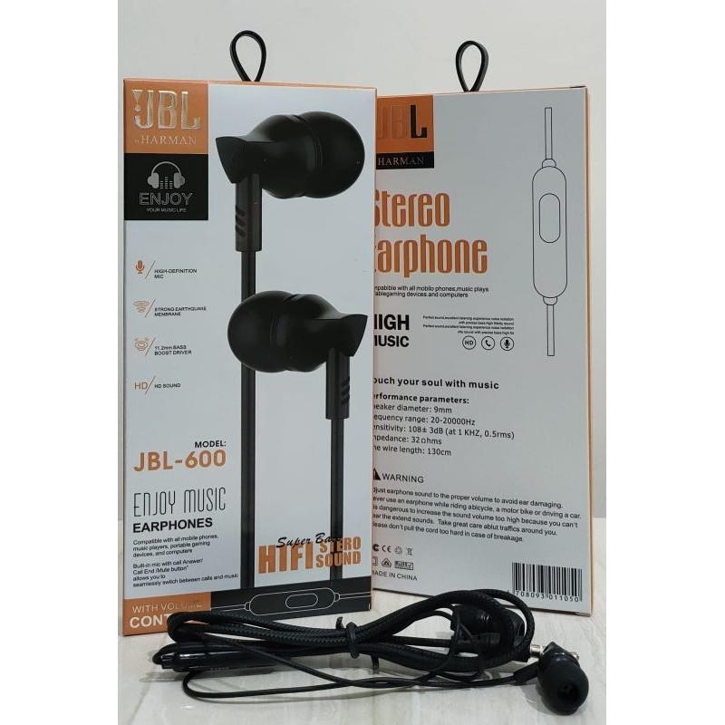 HF Headset Earphone ORI JBL 600 88