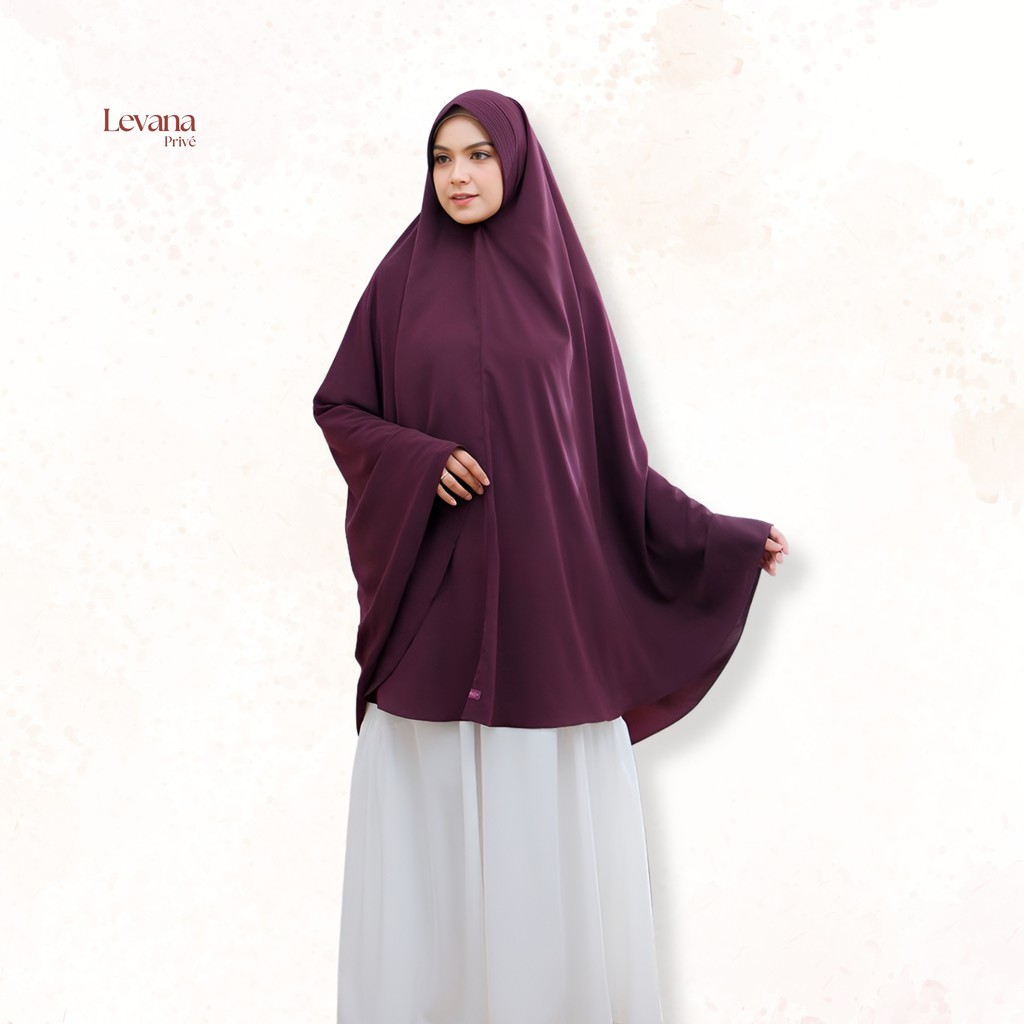 Levana Scarf Dhyanda Series Size XL – Hijab Instan Jumbo Syari | Jilbab Pad Antem Wolfis Premium | K