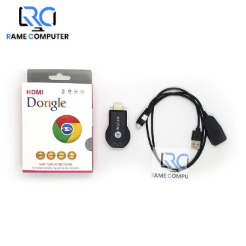 AnyCast Hdmi Dongle WIRELESS / Wifi DISPLAY receiver TV mirroring layar hp / laptop / proyektor / tv
