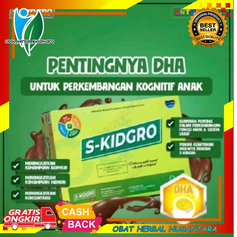 

TERLARIS S-KIDGRO SUSU PENINGGI BADAN TERBAIK UNTUK ANAK AMPUH TERBUKTI 1 Box 10 Sachet