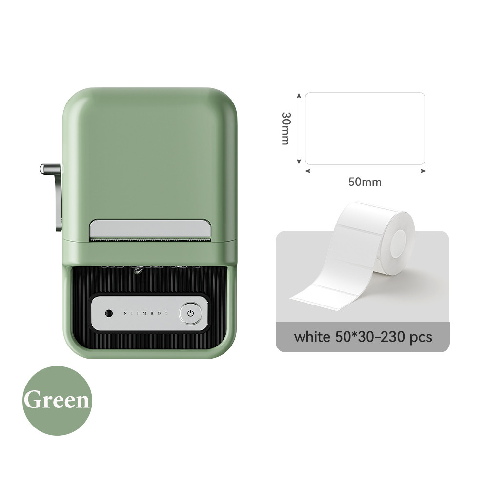 

Niimbot B21/B1 Wireless Inkless Label Printer Barcode Label Printer Tag Notes Name Printing Paper Sticker Machine 20mm - 50mm