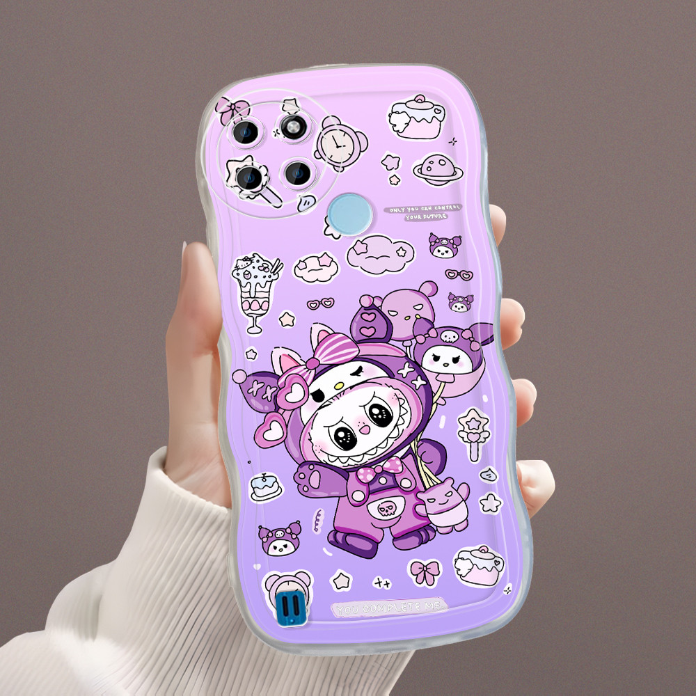 Realme C21Y C25Y Case Softcase Casing Hp Kesing Soft  Kartun Lucu Cassing Labubu 4931