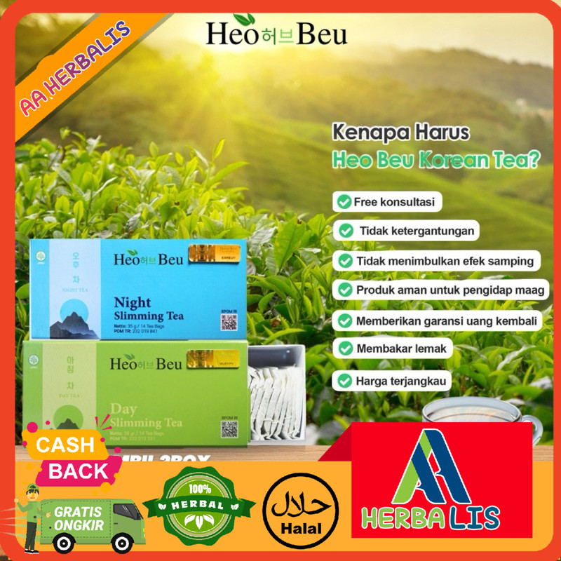 BISA COD 1 PAKET HEO BEU TEA HEO BEU SLIMMING TEA HEO BEU KOREAN TEA HEO BEU KOREAN SLIMMING TEA HAL
