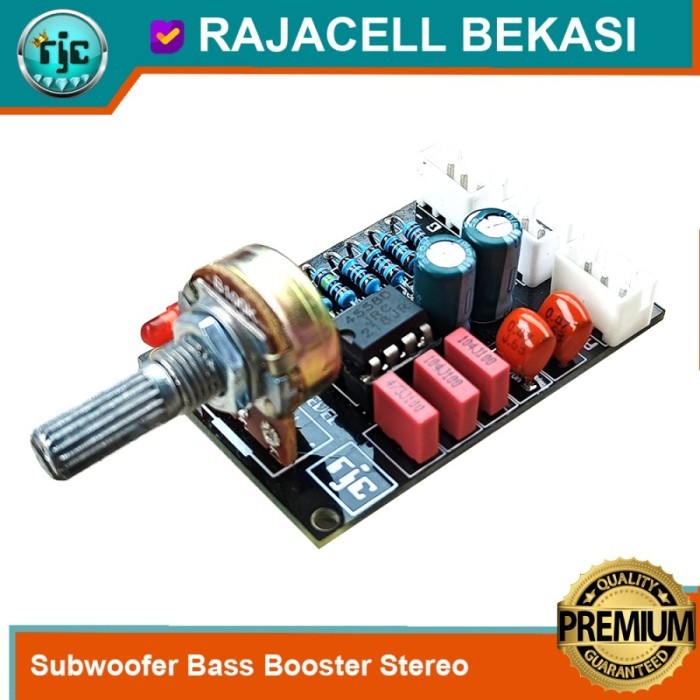 AMD99 Subwoofer Kit GigaBass Booster 2.1 Filter Crossover Pendorong Low Bass